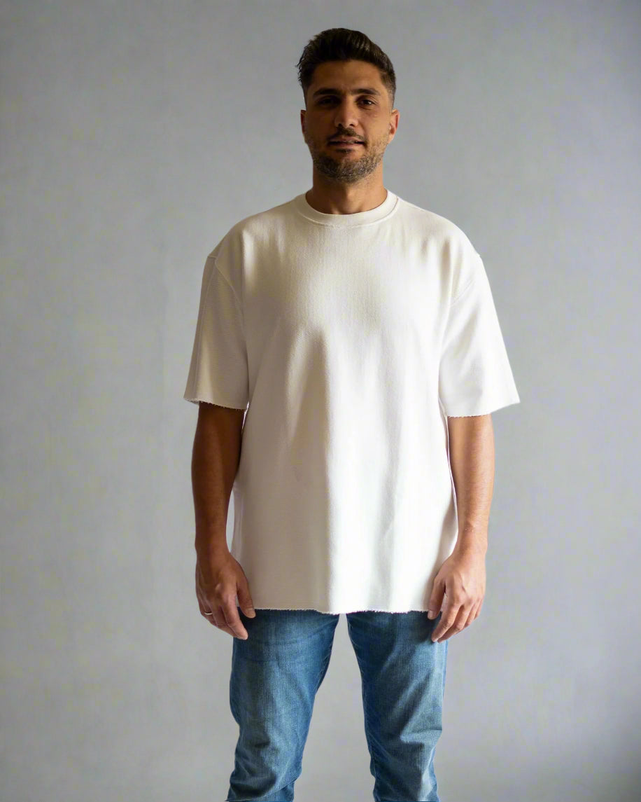 Ripped Oversize Vibe - Beige