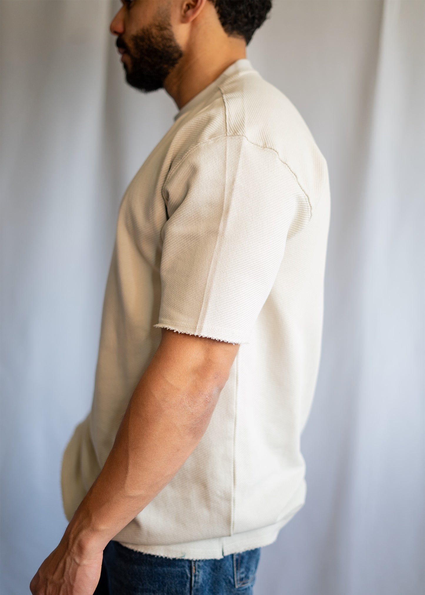 Ripped Oversize Vibe - Beige