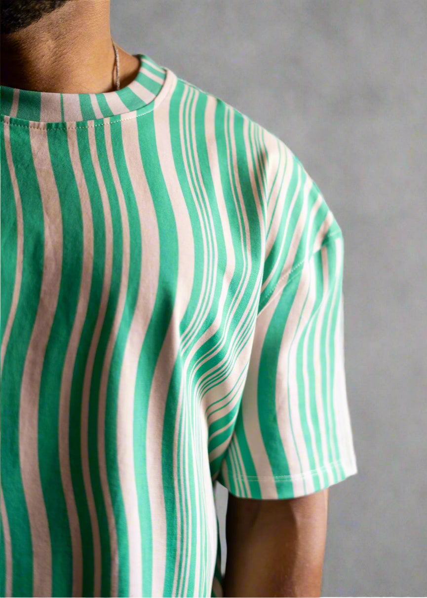 Wavy Green Tee