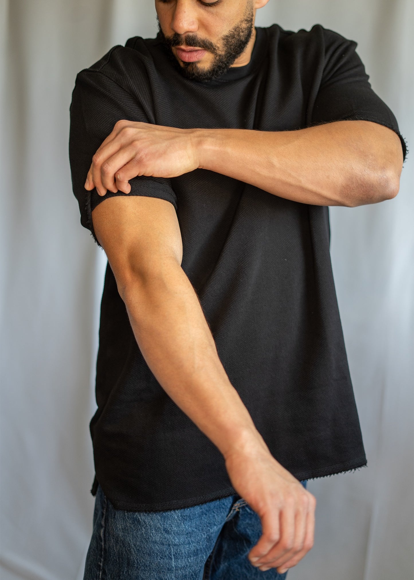 Ripped Oversize Vibe - Black