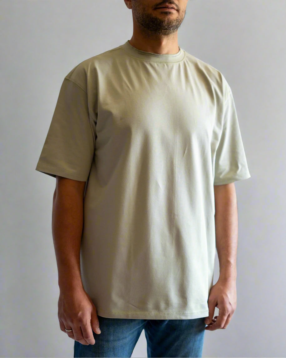 Double Collar T-shirt - Pistachio