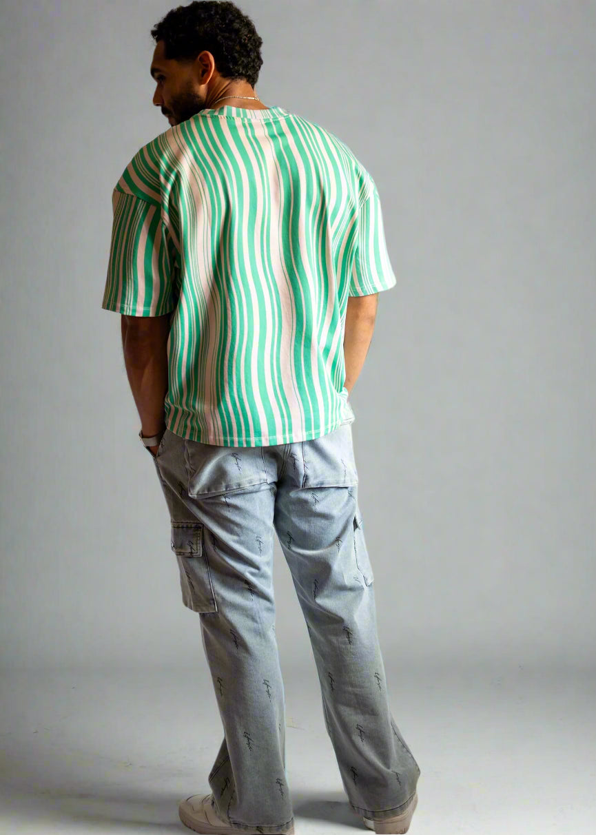 Wavy Green Tee