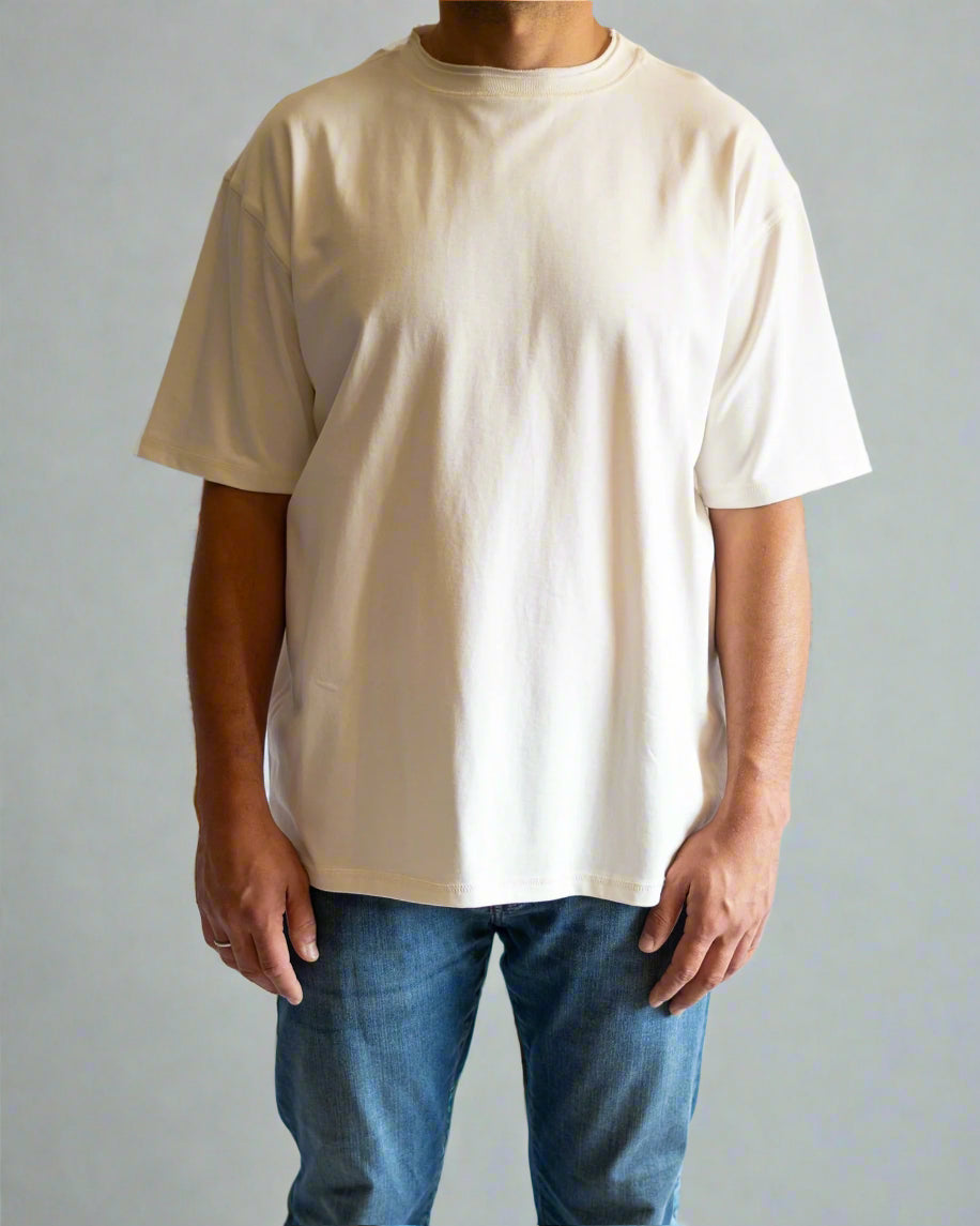 Double Collar T-shirt - Off White