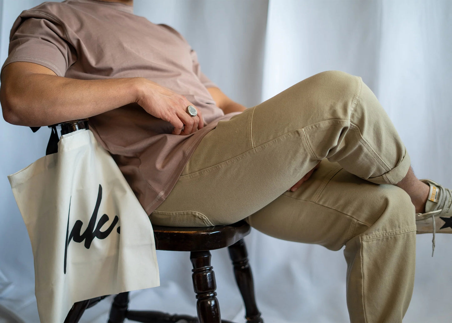 Double Collar T-shirt - Mocha