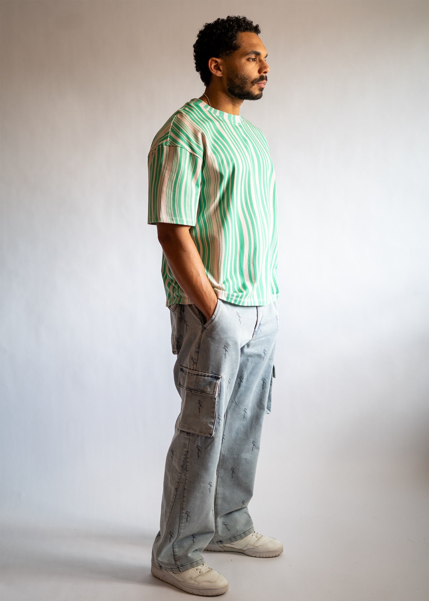 Wavy Green Tee