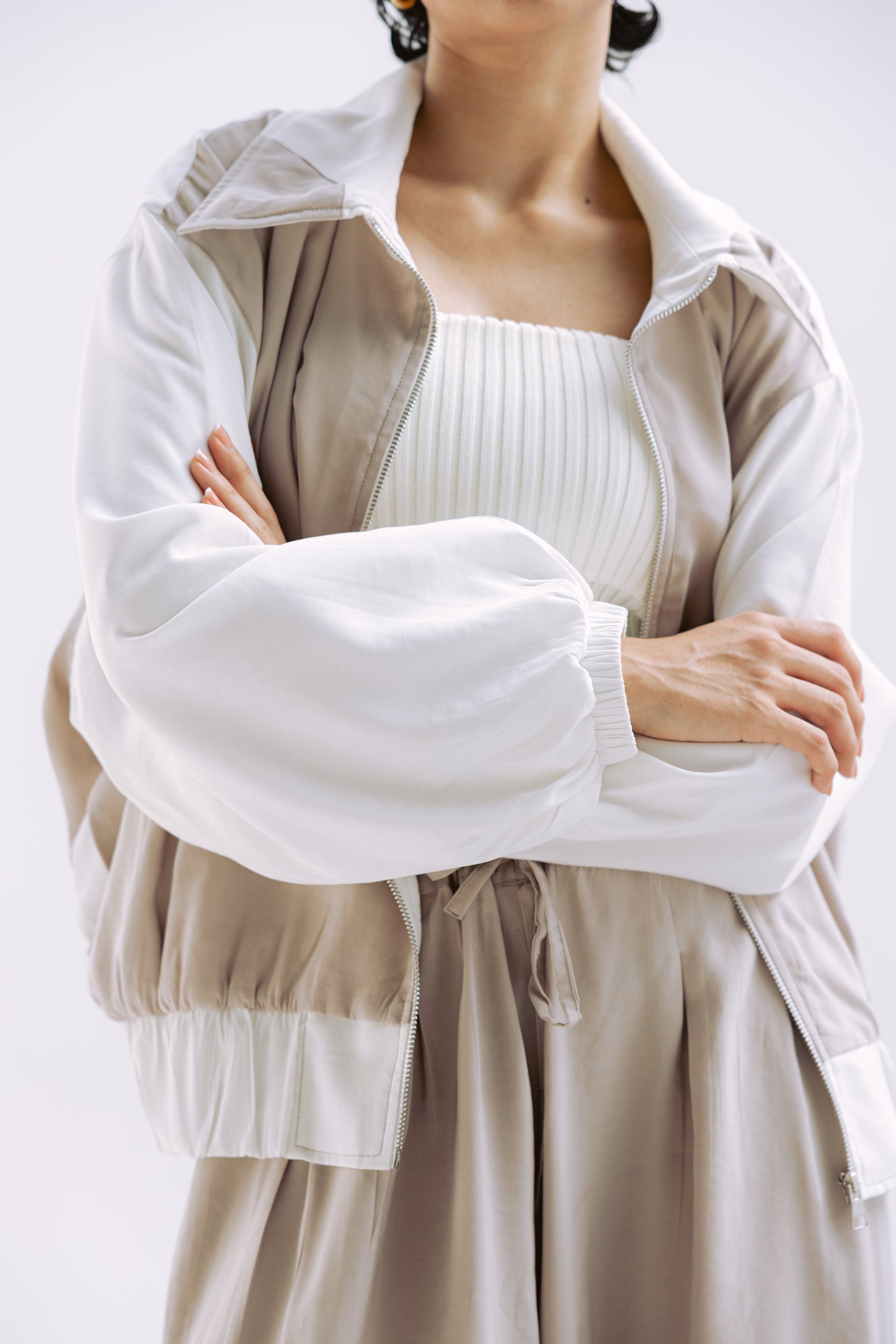 Ivory Edge In Beige Jacket
