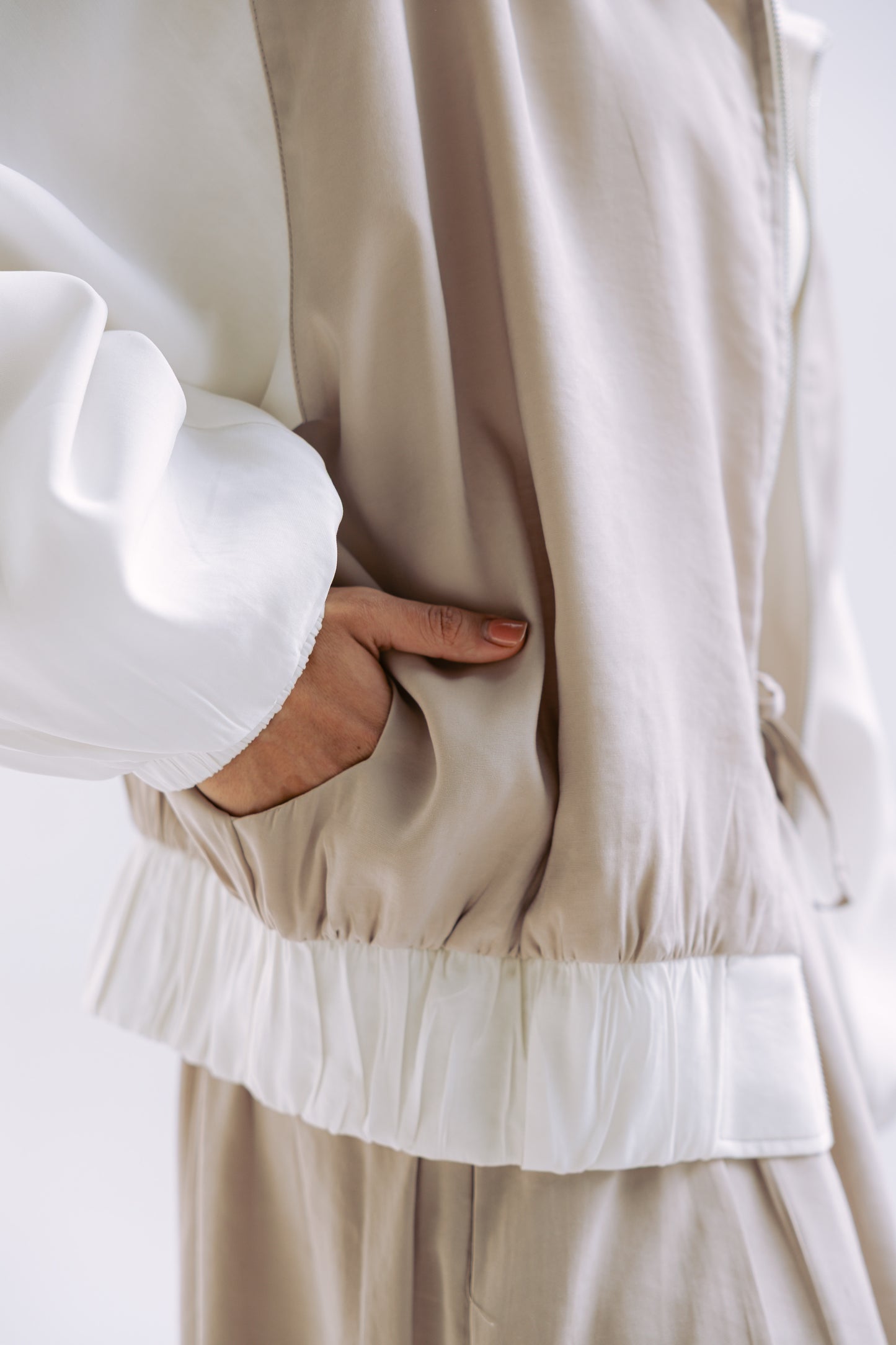 Ivory Edge In Beige Jacket