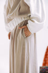 Ivory Edge Beige Pants