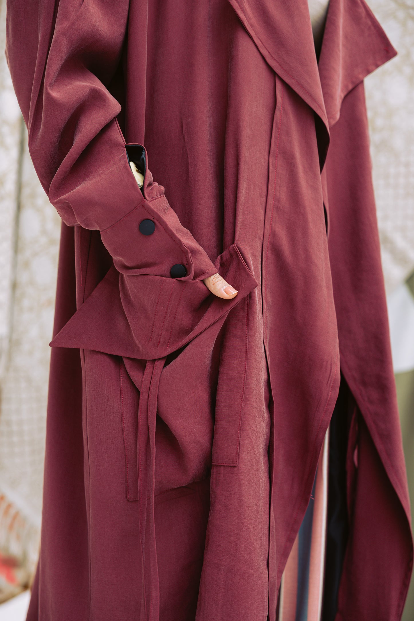 Ziyana Jacket in Burgundy