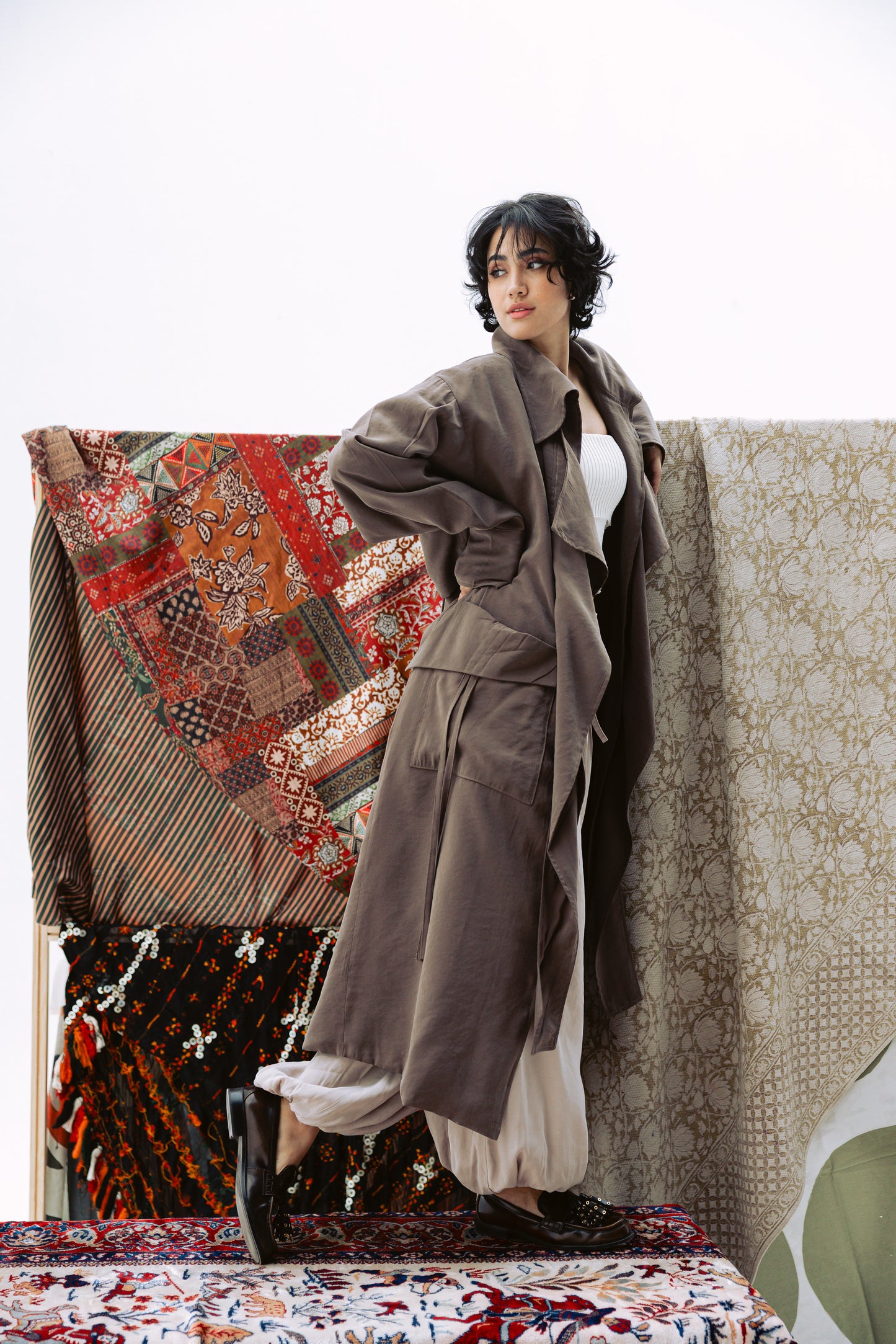 Ziyana Jacket in Brown