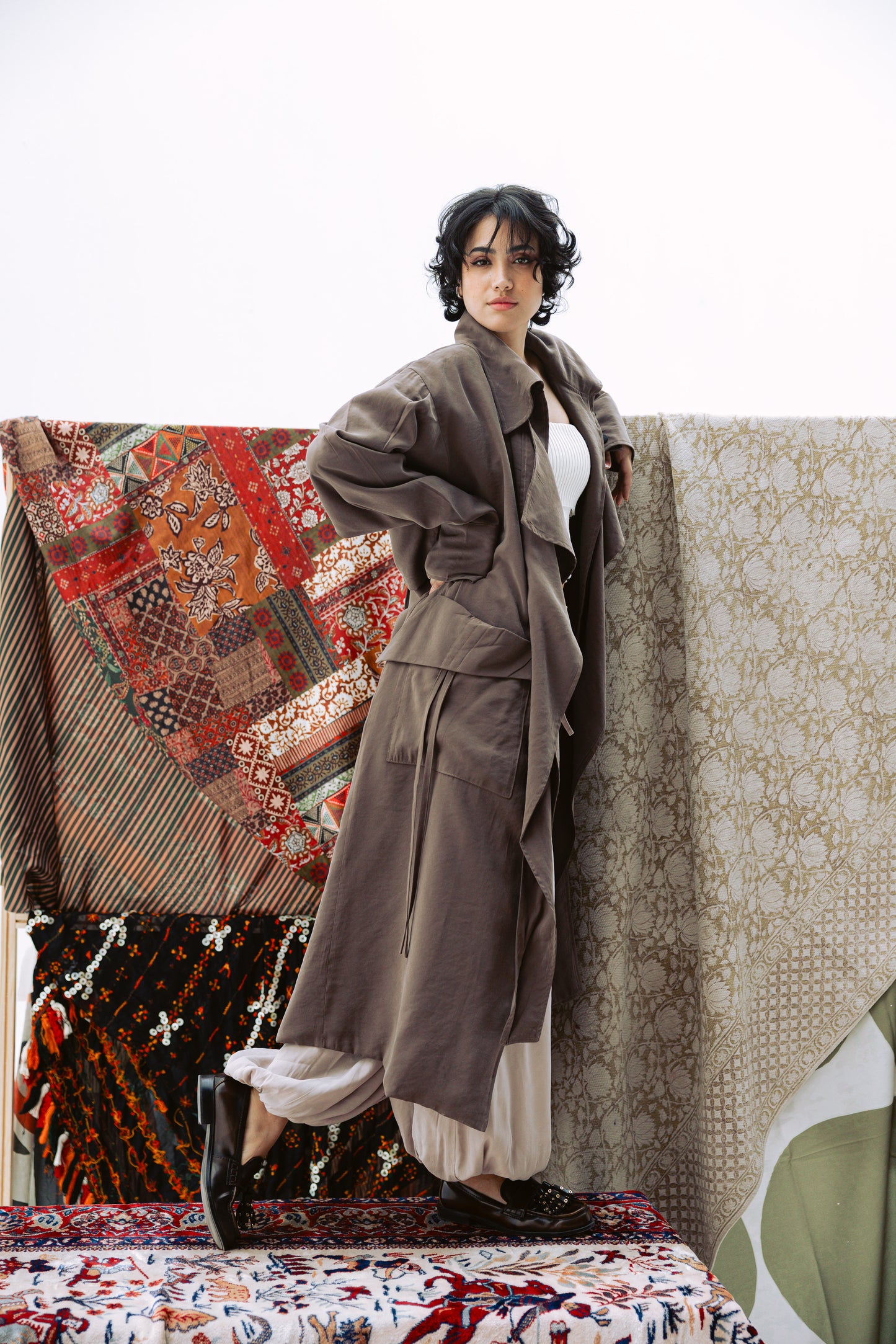 Ziyana Jacket in Brown