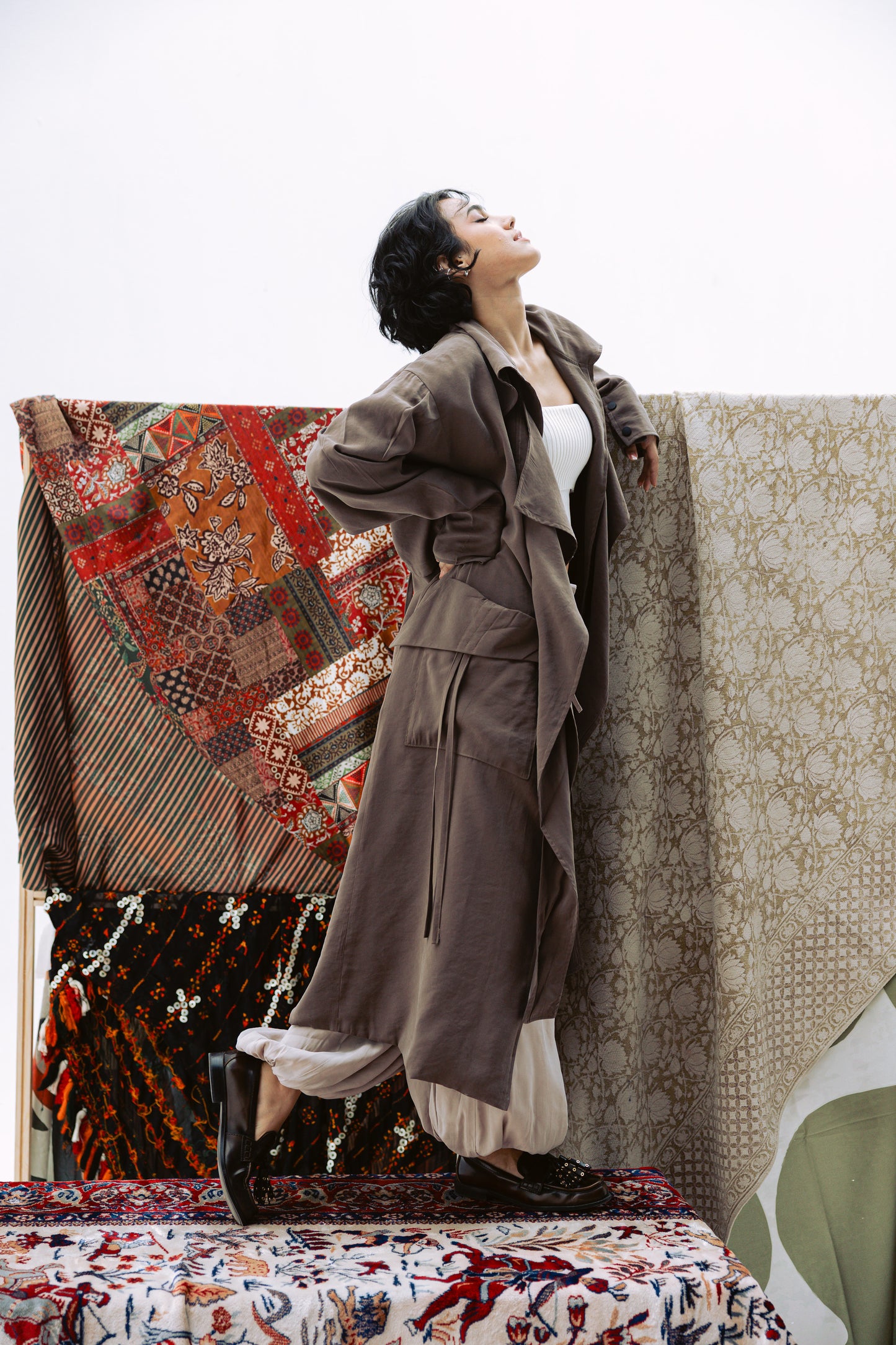 Ziyana Jacket in Brown