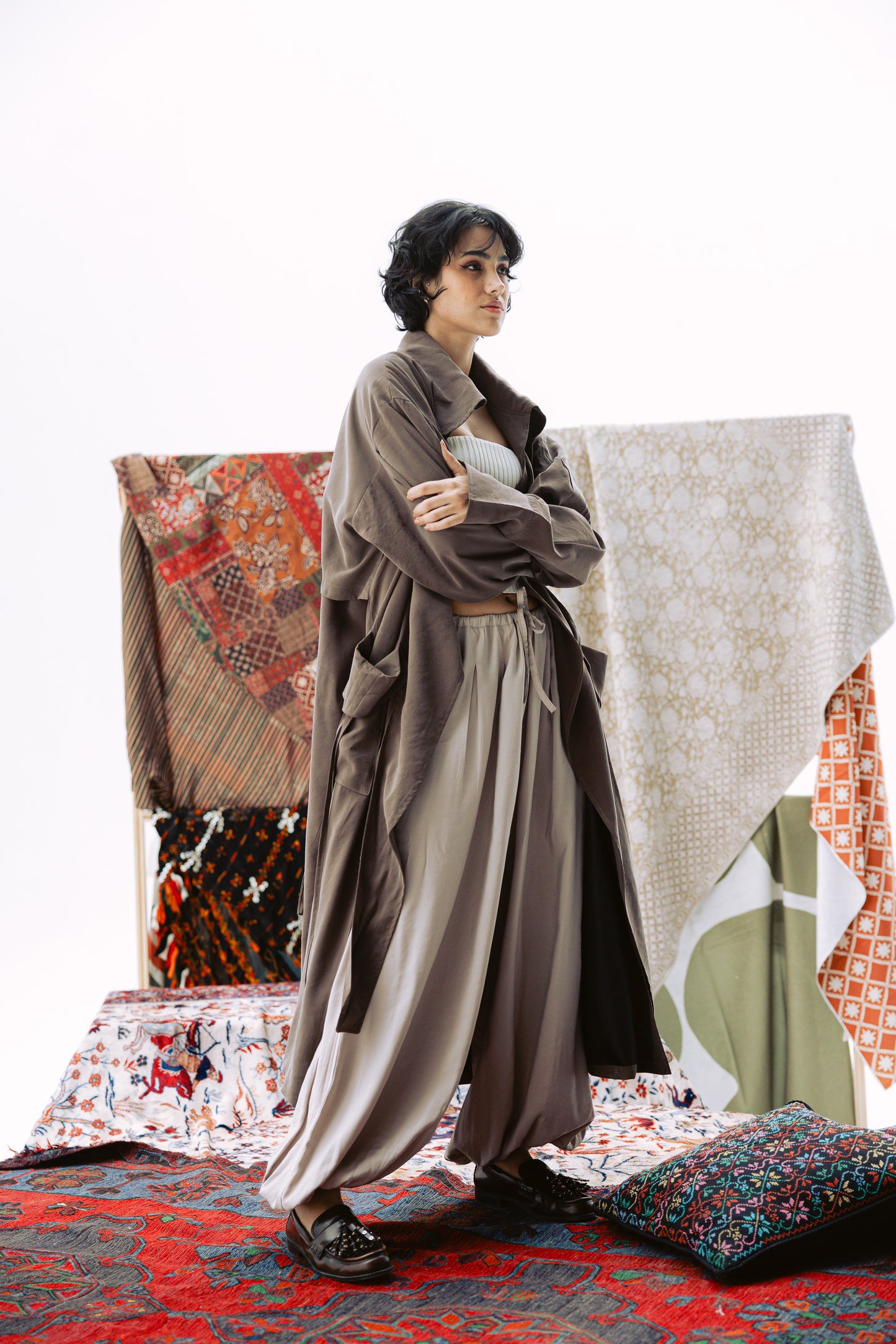 Ziyana Jacket in Brown