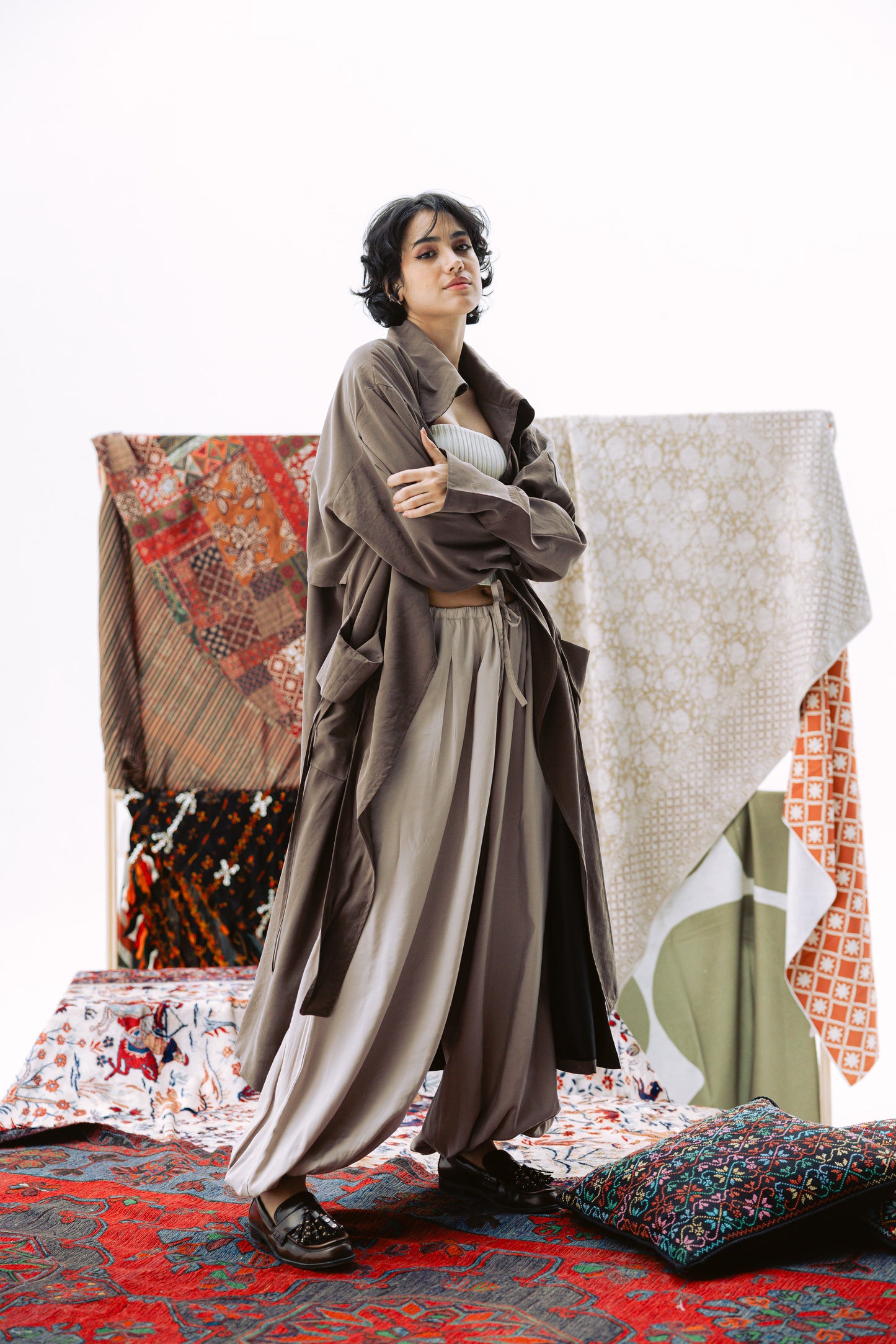 Ziyana Jacket in Brown