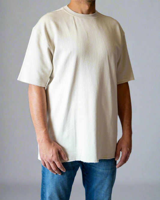 Ripped Oversize Vibe - Beige